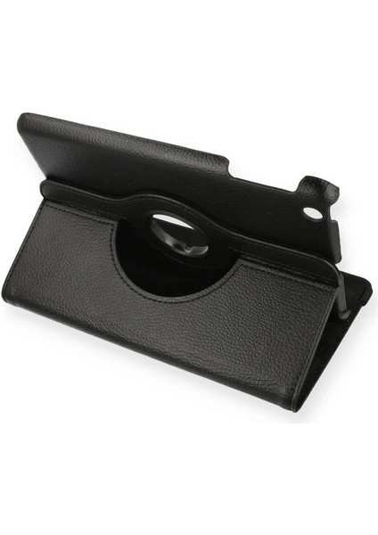 Newface iPad Mini 1 Kılıf 360 Tablet Deri Kılıf - Siyah