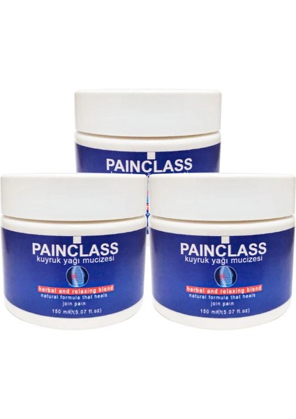 Painclass 3X150 ml Kuyruk Yağı Kremi Eklem Için