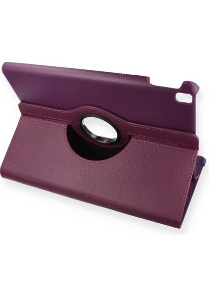 Newface iPad 10.2 (7.nesil) Kılıf 360 Tablet Deri Kılıf - Mürdüm