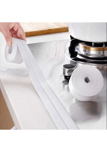 Su Sızdırmaz Banyo Mutfak Lavabo Küvet Izolasyon Şerit Bant Pratik Ürün ( Lisinya )