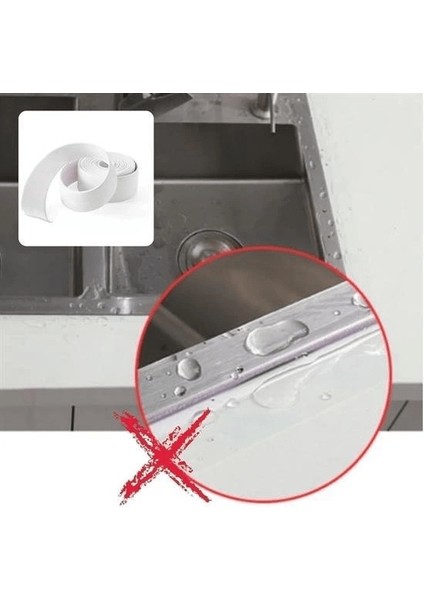 Su Sızdırmaz Banyo Mutfak Lavabo Küvet Izolasyon Şerit Bant Pratik Ürün ( Lisinya ) modelleri