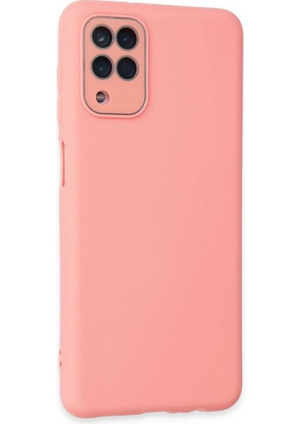 Newface Samsung Galaxy A22 Kılıf Lansman Glass Kapak - Pembe fiyatları