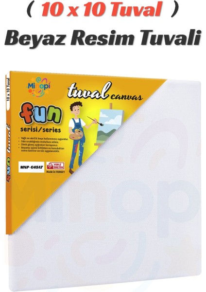 10X10 Tuval Beyaz Resim Tuvali Beyaz Tuval