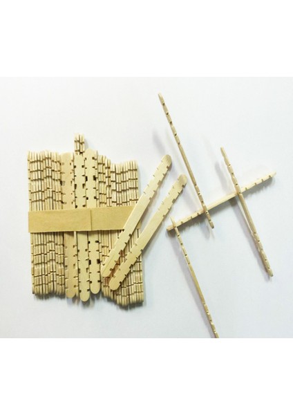 30 Paket Naturel Geçmeli Dil Çubuğu Paketi 50'li Tırtıklı Geçirmeli Eklemeli Dondurma Çubuğu fırsatları