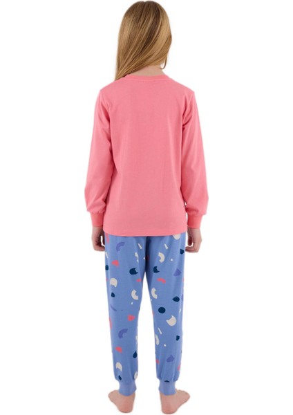 Kız Çocuk Pembe Pijama Takım 3696-2 indirimleri