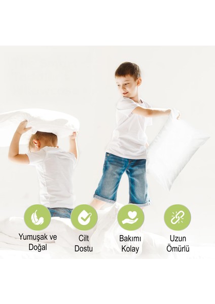 |%100 Pamuklu Sıvı Geçirmez Bebek Yastığı Antialerjik 35X45 cm indirimleri