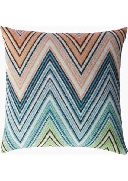 Plume Dekoratif Yastık, Chevron Desenli