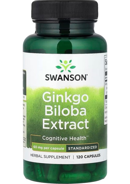 Ginkgo Biloba Extract 60 Mg 120 Kapsül
