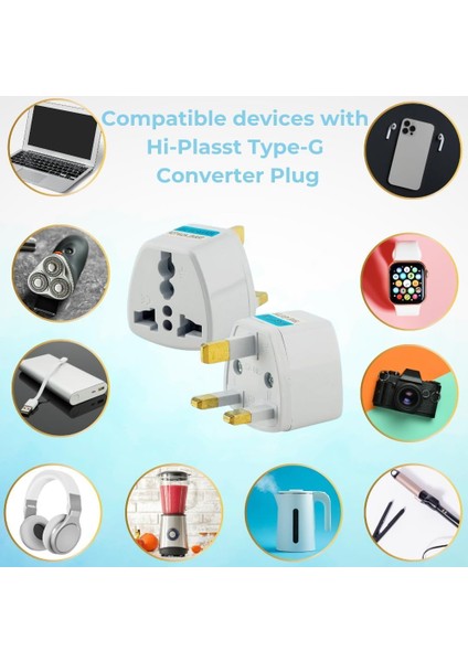 Tip G Ingiliz Adaptör Fişi 2-3 Uçlu Universal Seyahat Priz Dönüştürücü 250V 13A fiyatları
