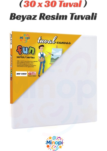 30X30 Tuval Beyaz Resim Tuvali Beyaz Tuval Resim Hobi Sanat