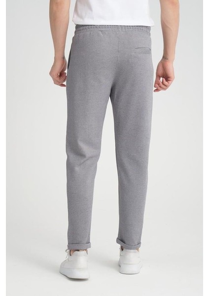 Premium Oxford Örme Regular Fit Duble Paça Erkek Pantolon- Gri modelleri
