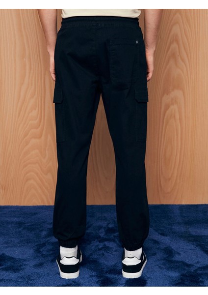 Xsıde Siyah Standart Kalıp Erkek Kargo Pantolon fırsatları