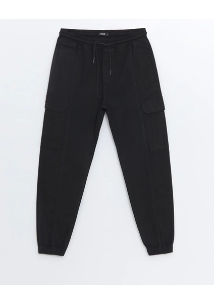 Xsıde Siyah Standart Kalıp Erkek Kargo Pantolon indirimleri