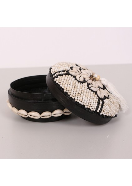 Mylamp Bali Boncuklu Bambu Saklama Kutusu M 16X10 cm modelleri