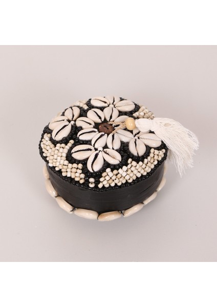 Mylamp Bali Boncuklu Bambu Saklama Kutusu S 11X8 cm