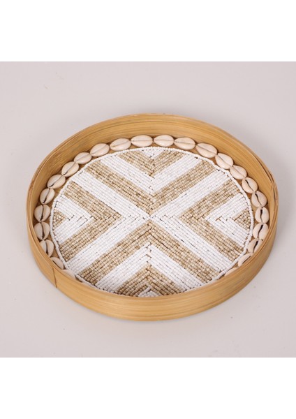 Mylamp Anadolu Boncuklu Bambu Duvar Dekoru &tepsi 25 cm modelleri