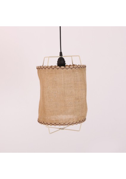 Mylamp Cappadocia Doğal Jüt Krem Barlı Avize 25X35 cm fiyatları