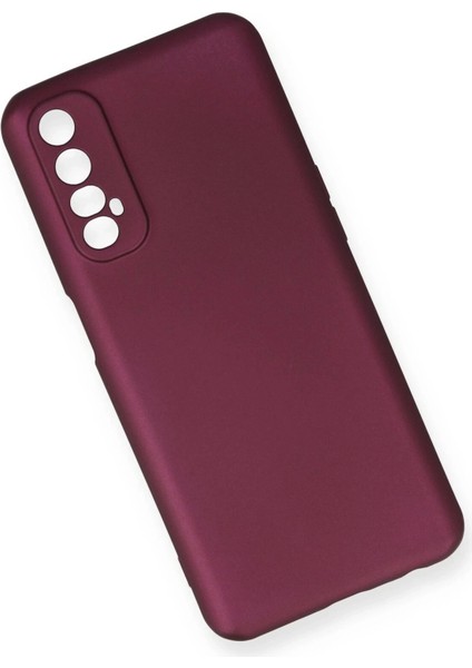 Newface Realme 7 Kılıf First Silikon - Mürdüm modelleri
