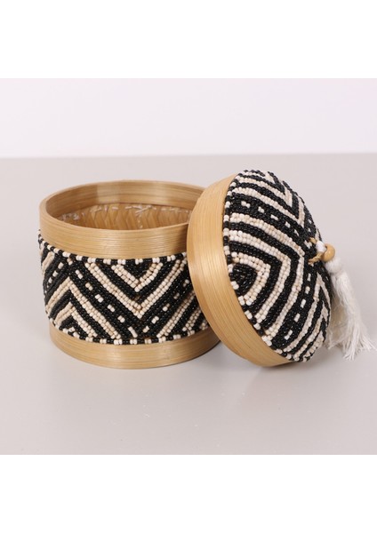 Mylamp Bali Boncuklu Bambu Saklama Kutusu S 12X14 cm fiyatları