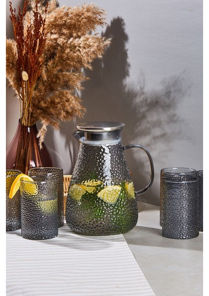 Savio Füme 7 Parça Bardak ve Sürahi Set fiyatları