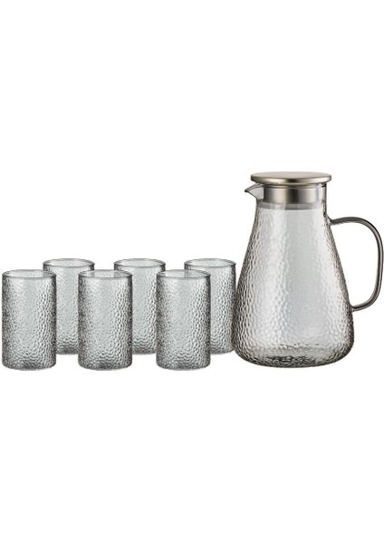 Savio Füme 7 Parça Bardak ve Sürahi Set fırsatları