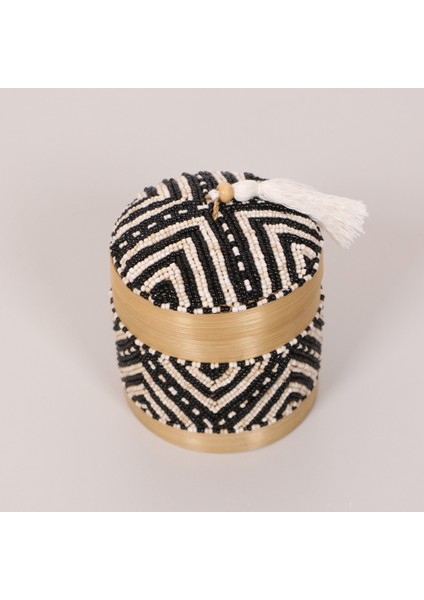 Mylamp Bali Boncuklu Bambu Saklama Kutusu S 12X14 cm fırsatları