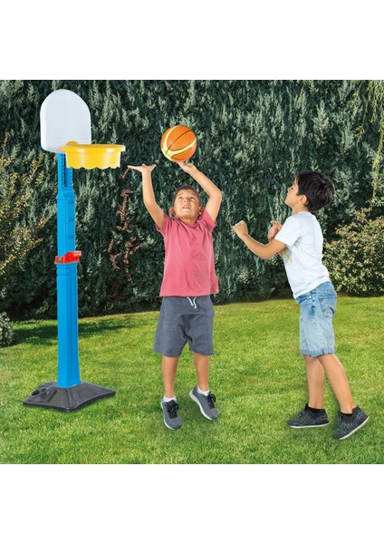 Basketbol Potası - Ayarlanabilir Yükseklik, Dayanıklı Plastik, 3 Yaş ve Üzeri Çocuklar İçin Eğlenceli Spor Oyuncağı