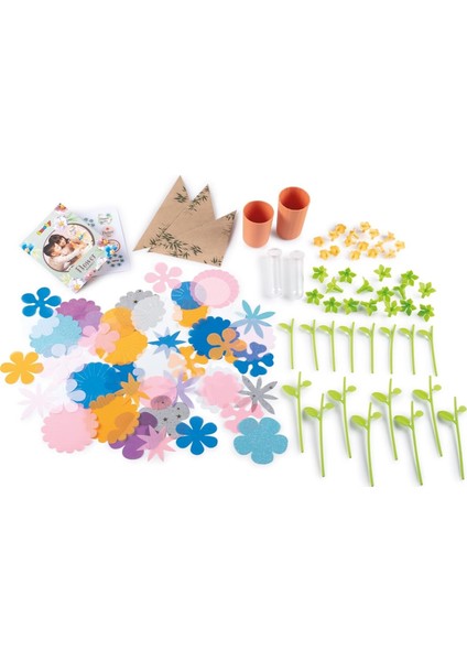 Flower Market Çiçek Yapım Seti – 104 Parça | Yaratıcı Oyuncak Çiçek Atölyesi (3+ Yaş) modelleri