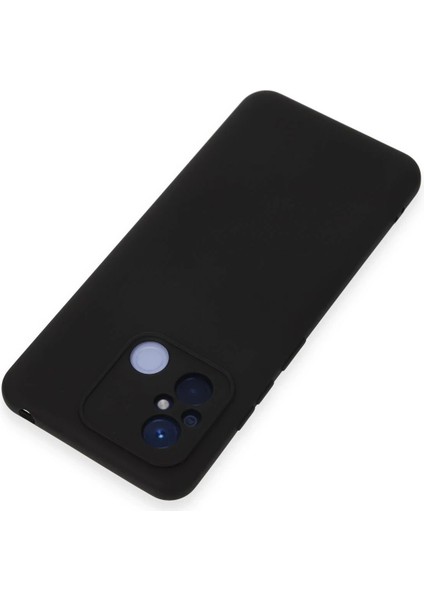 Newface Xiaomi Redmi 12C Kılıf Nano Içi Kadife Silikon - Siyah modelleri