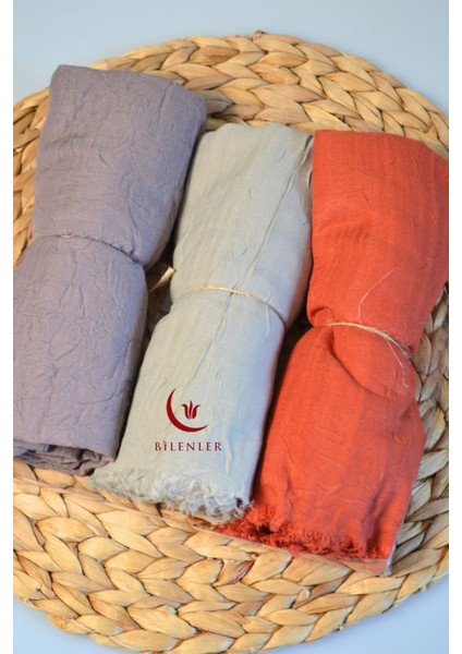 Bambu Kraş Şal – 75X210 cm | Nefes Alabilir, Terletmez, Tok Duruşlu Mevsimlik Kumaş (3'lü Kutu) fiyatları