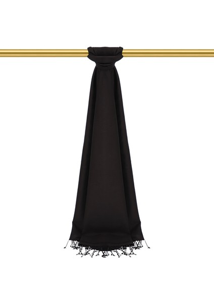 Siyah Çift Taraflı Ipek Şal fiyatları