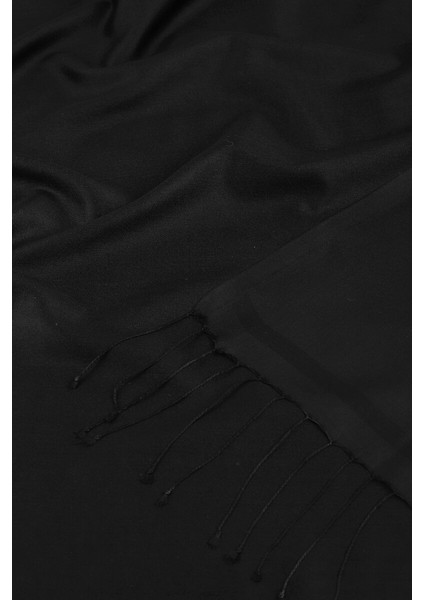 Siyah Çift Taraflı Ipek Şal indirimleri