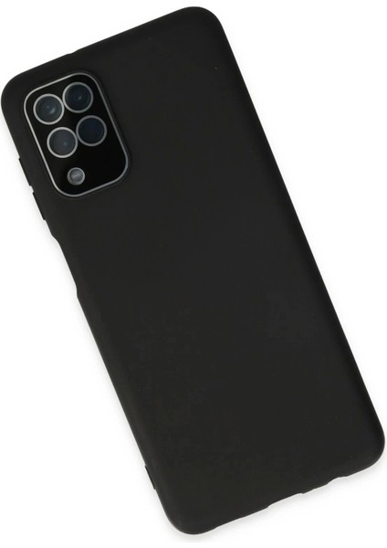 Newface Samsung Galaxy A22 Kılıf Lansman Glass Kapak - Siyah modelleri