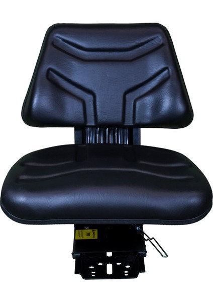 Siyah Pa 210 5 Açılı Düz Arkalıklı Ileri Geri Kızak Ayarlı Traktör Koltuğu