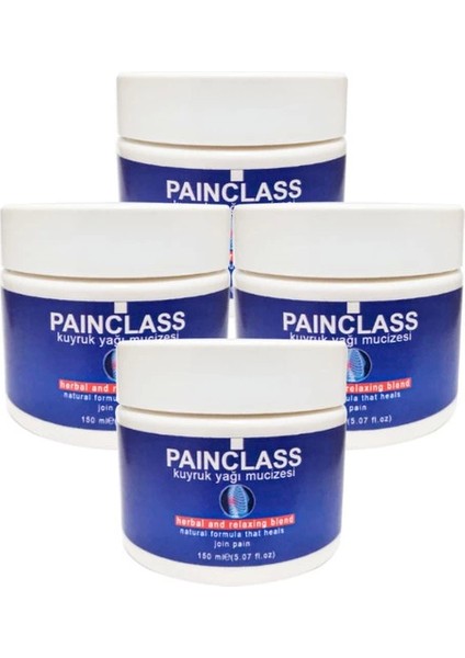 Painclass HZNKS050 4tane 150 ml Büyük Boy Kuyruk Yağı Kremi Pain Cream Ağ Rılara Krem