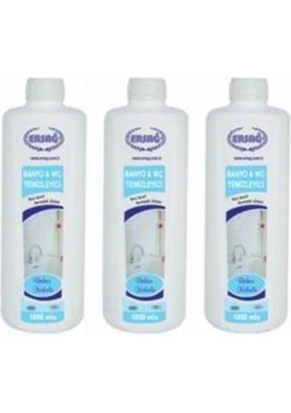 Bahar Kokulu Banyo Wc Temizleyici 3 Adet X 1000 Ml. Orjinal Ürün Yeni Tarih