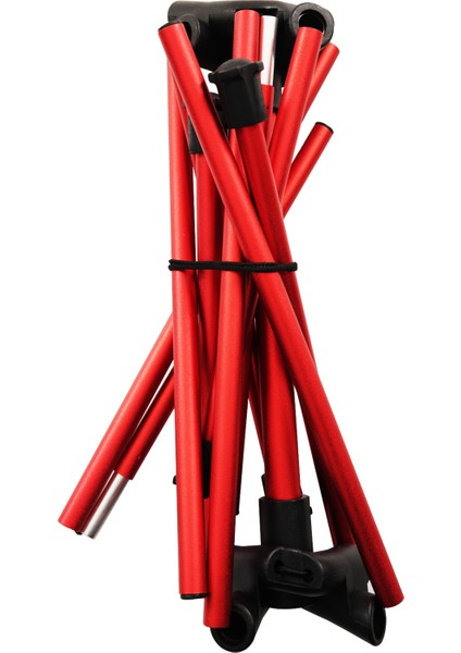 Loki Çantalı Katlanır Sandalye Kırmızı