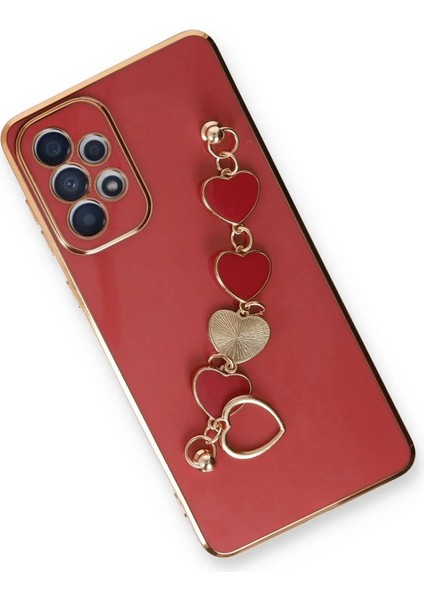 Newface Samsung Galaxy A53 5g Kılıf Esila Silikon - Kırmızı modelleri