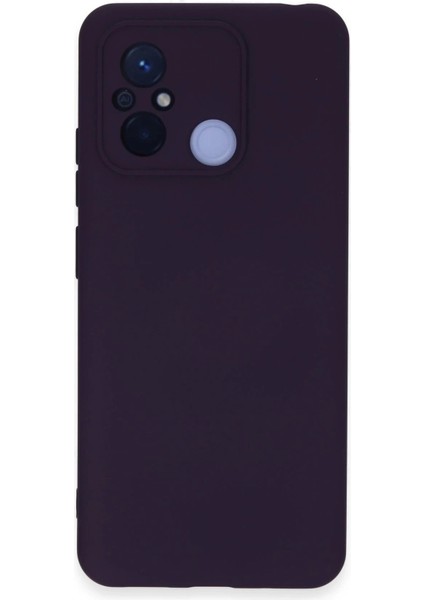 Newface Xiaomi Redmi 12C Kılıf Nano Içi Kadife Silikon - Mor