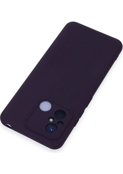 Newface Xiaomi Redmi 12C Kılıf Nano Içi Kadife Silikon - Mor modelleri