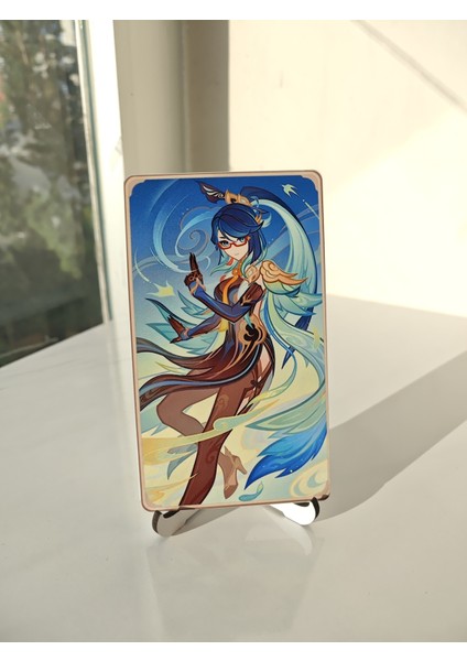 Genshin Xianyun Metal Koleksiyon Kartı 2 (6,5 x 11,5 Cm) (1 Adet)