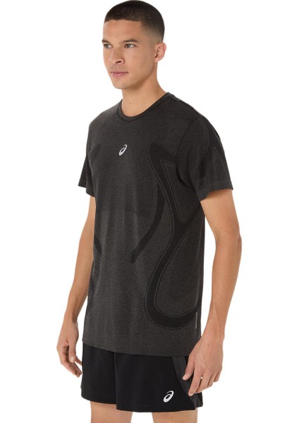 Road Seamless Ss Top Erkek Siyah Beyaz Kısa Kollu Tshirt 2011D355-001 modelleri