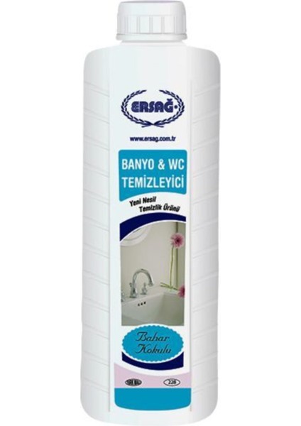 Bahar Kokulu Banyo Wc Temizleyici 1 Lt (FOSFAT İÇERMEZ)