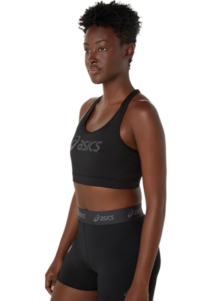 Essential Asics Logo Padless Bra Kadın Black 2032D259-001 modelleri