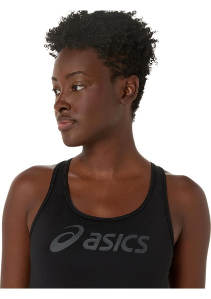 Essential Asics Logo Padless Bra Kadın Black 2032D259-001 fırsatları