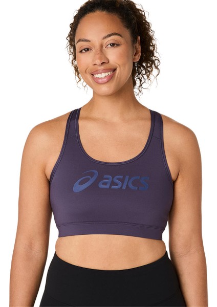 Essential Asics Logo Padless Bra Kadın Mor 2032D259-500 fırsatları