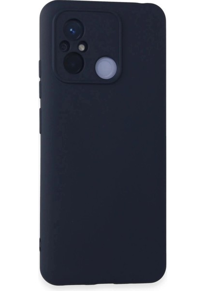 Newface Xiaomi Redmi 12C Kılıf Nano Içi Kadife Silikon - Lacivert