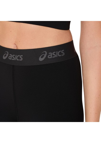 Essential Asics Logo 3ın Tight Kadın Black 2032D266-001 indirimleri