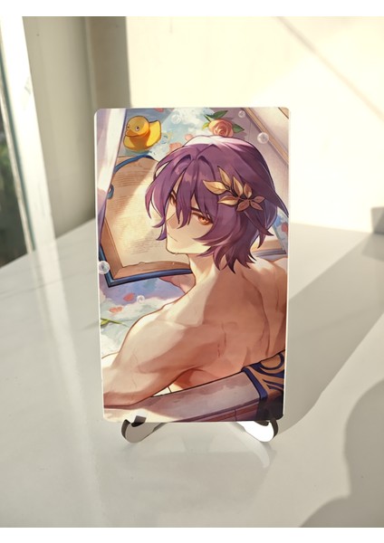 Honkai Star Rail Dr. Ratio 1 Metal Koleksiyon Kartı 2 (6,5 x 11,5 Cm) (1 Adet)