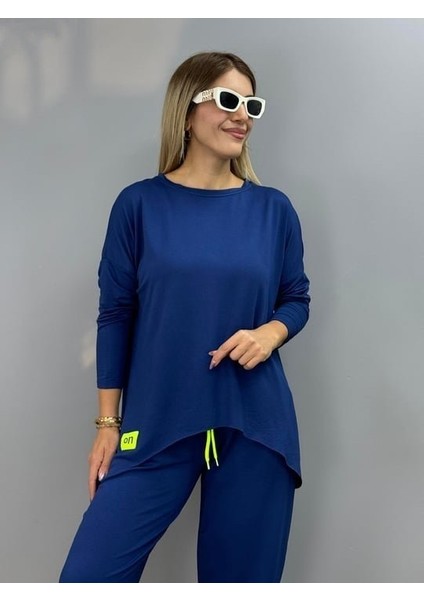 Kadın Uzun Kollu Iki Iplik Viskon Kumaş Ikili Takım modelleri